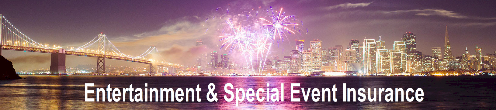 Special event insurance quote header